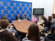 Студенты факультета СКП встретились с уполномоченным по правам ребенка в Волгоградской области Евгением Ковшиковым