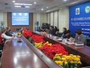 Заседание правления Института Конфуция в Тяньцзиньском университете иностранных языков.